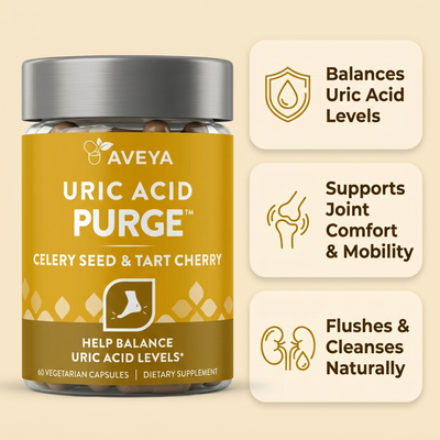 Celery Seed & Tart Cherry Complex - 1200mg Vegetarian Capsules